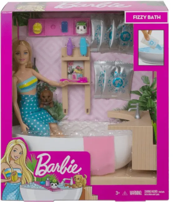 Barbie Relax, Bambola con Vasca da Bagno e Accessori GJN32