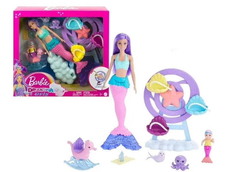 Barbie Sirena Dreamtopia, set da gioco con Bambole e Accessori