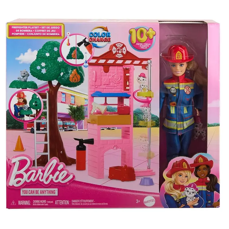 BARBIE VIGILE DEL FUOCO PLAYSET HRG 55