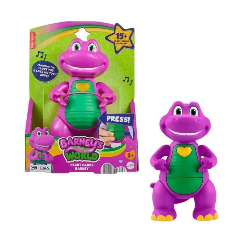 Barney Mani a Cuore, personaggio musicale con luci e suoni - Fisher Price