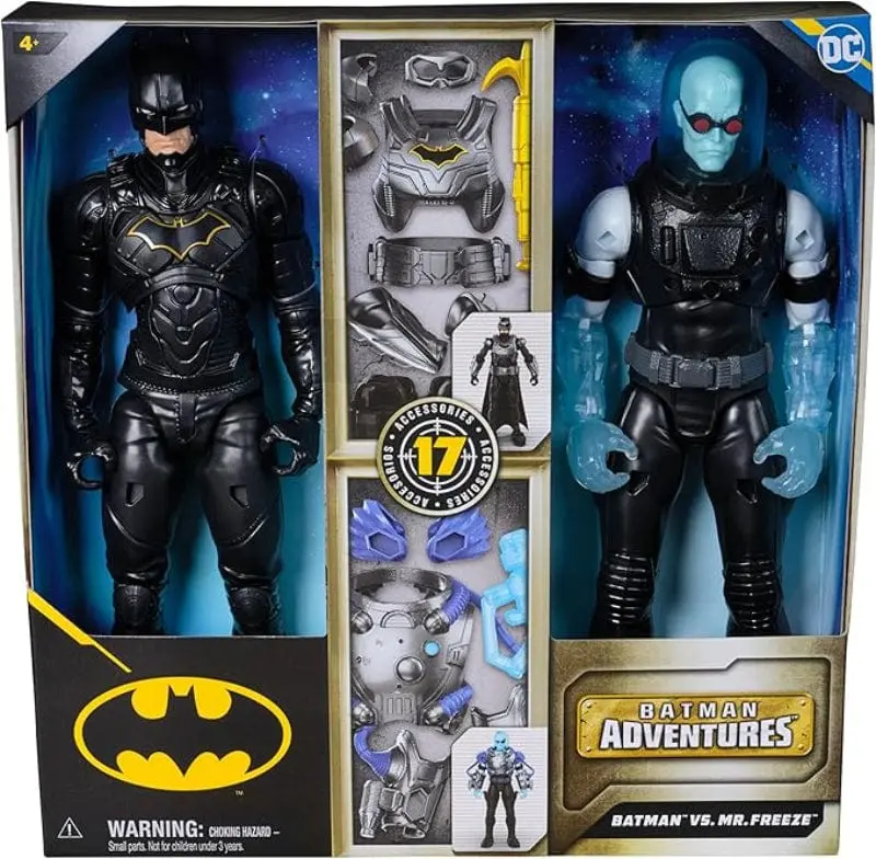 Batman Vs Mr.Freeze set 2 Personaggi 30cm con Accessori