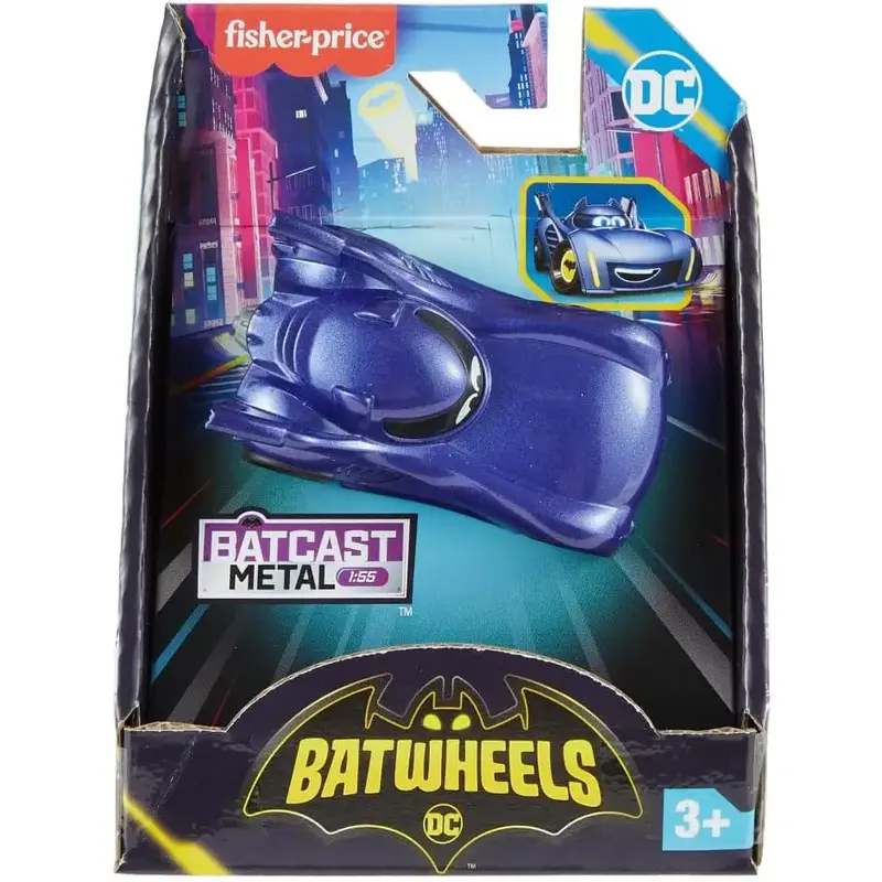 Batwheels Batcast metal personaggio Bam The Batmobile