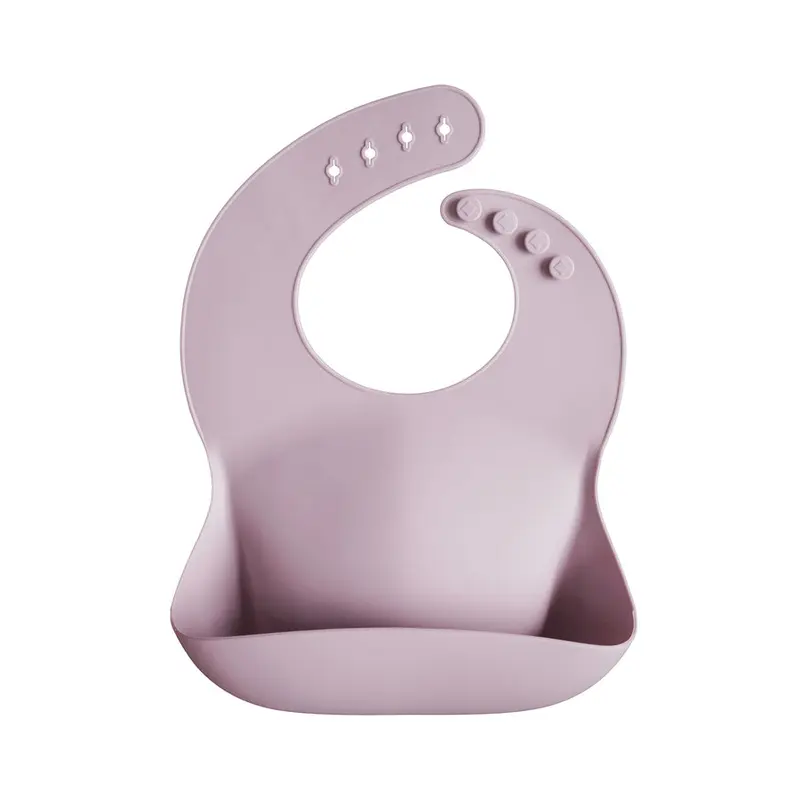 Bavaglino In Silicone Con Tasca - Mauve