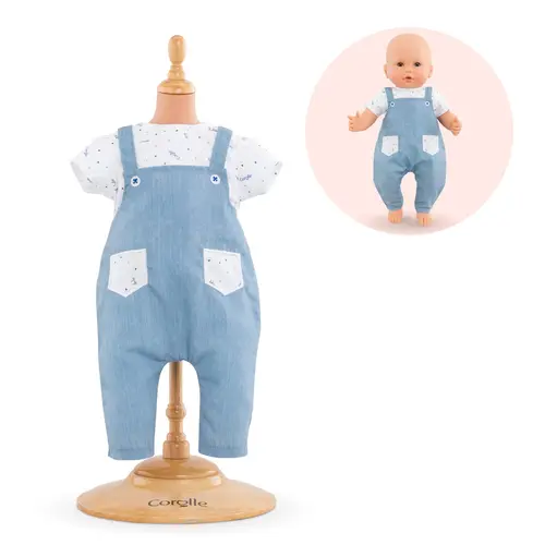 BB36 T- Corolle - Shirt et Salopette abbigliamento per Bambola 36 Cm