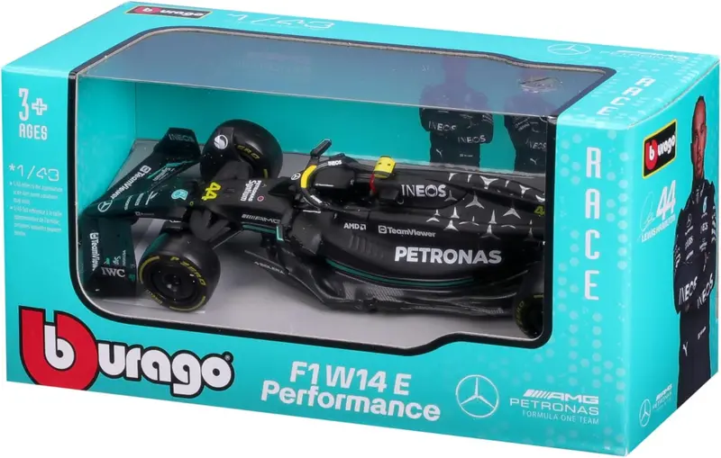 Bburago 18-38080 Race - Mercedes Amg F1 W14 E Performance #44-1