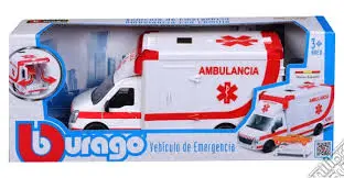 Bburago Ambulanza Con Barella In Miniatura
