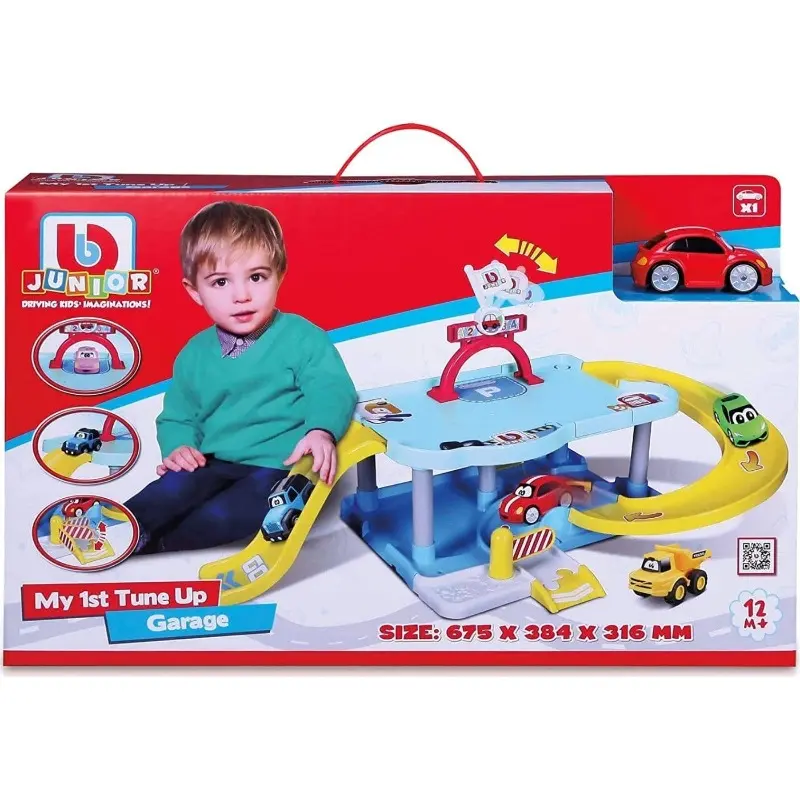 Bburago Junior, il Mio Primo Garage con Veicolo +12 Mesi