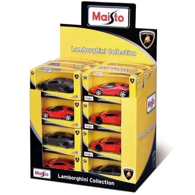 BBurago Lamborghini in Metallo da 12cm con Retrocarica