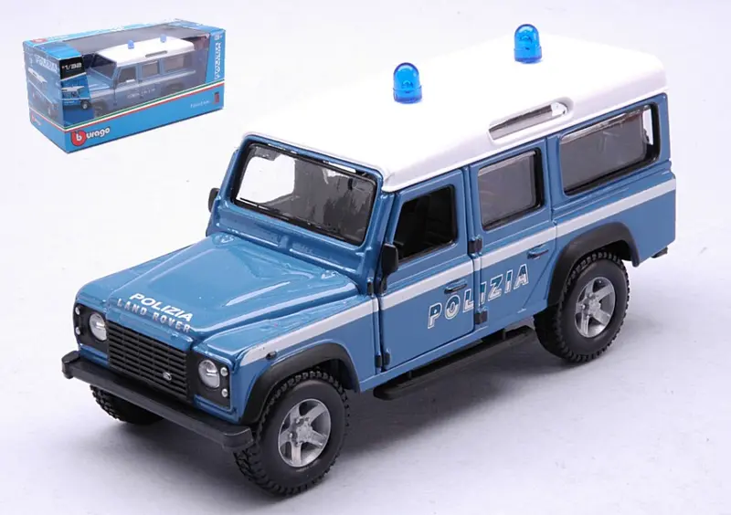 Bburago Land Rover Defender Polizia 1