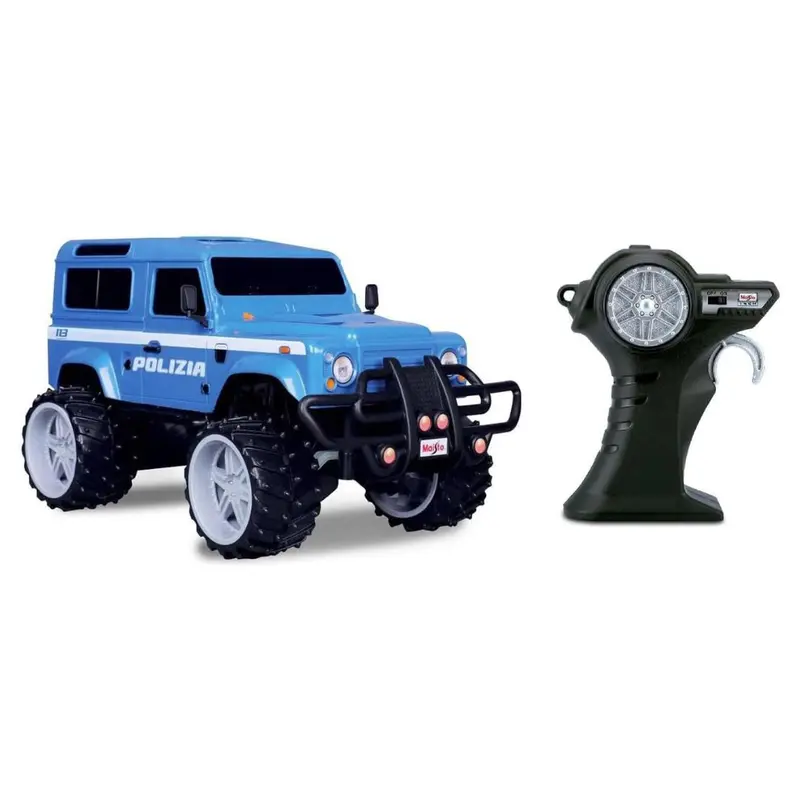 Bburago Maisto Tech - Land Rover Defender Polizia - Scala 1