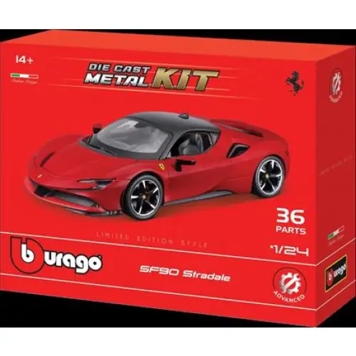 Bburago Model Kit da costruire Ferrari sf90 stradale