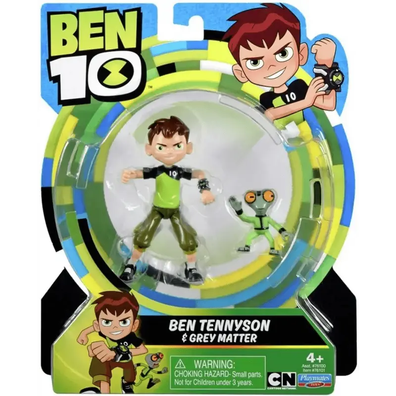 Ben Ten pack personaggi Ben Tennyson e Materia grigia