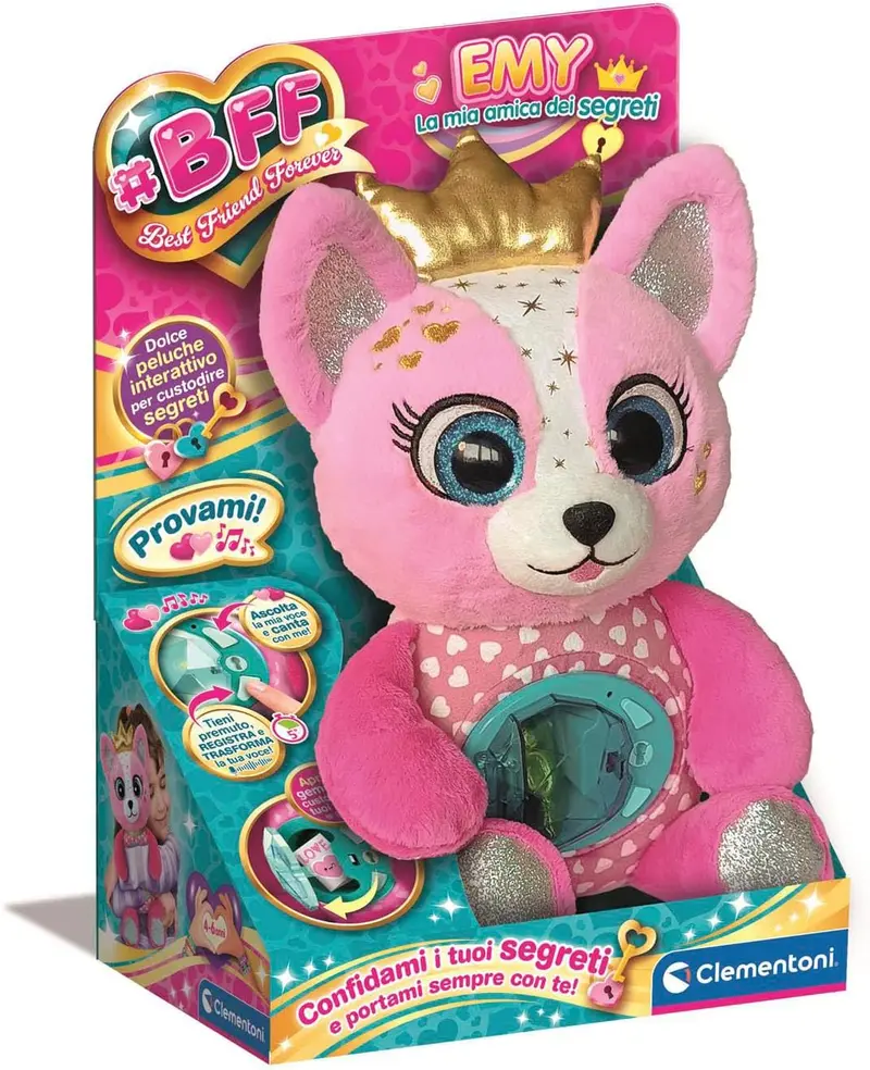 BFF Emy - La Mia Amica dei Segreti, Peluche Interattivo
