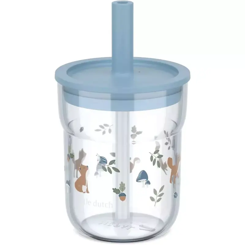 Bicchiere con Cannuccia Little Dutch Forest Friends