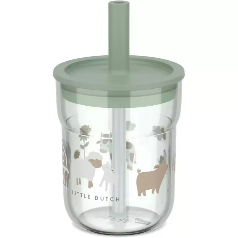 Bicchiere con Cannuccia Little Dutch Little Farm