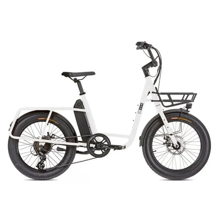 Bici Elettrica Cargo Denver Sum Uco, E-Bike Urban Cross-Over (Bianco)