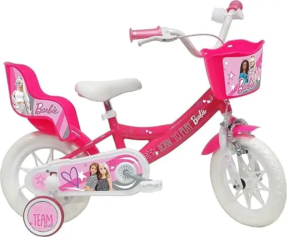 Bicicletta Bambina 12 Pollici Barbie, Bici età 2-4 Anni