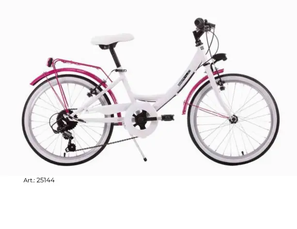 Bicicletta Bambina 20 Pollici Modello City, Cambio Shimano Età 8-10 Anni