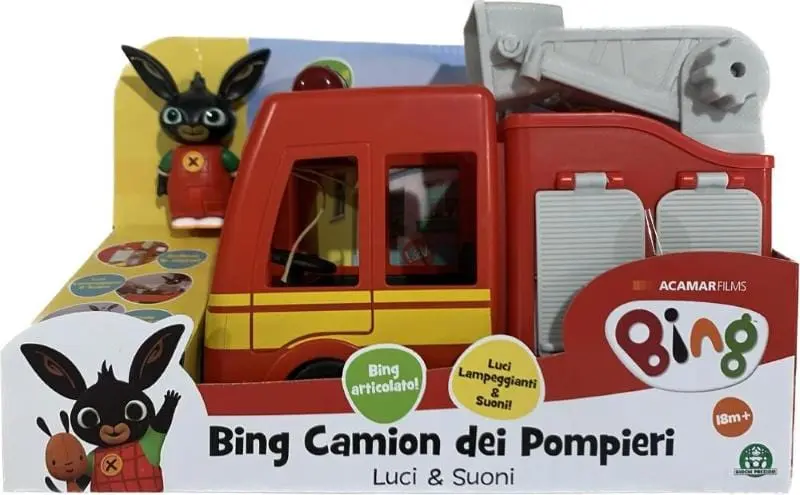 Bing Camion dei Pompieri con Luci e Suoni