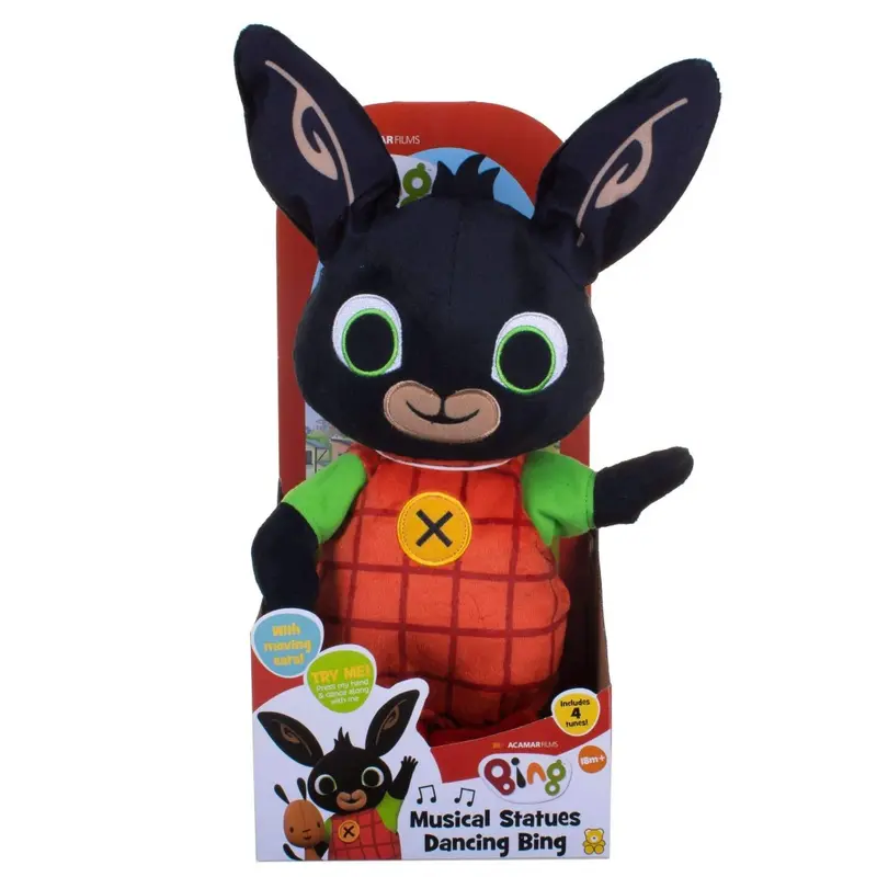 Bing Peluche Balla e Gioca alle Statuine