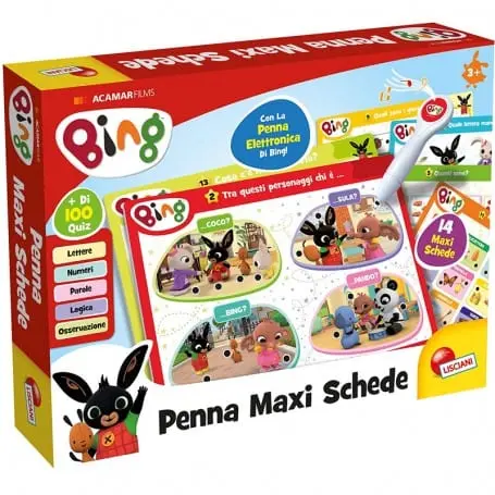 Bing Penna Maxi Schede, Lisciani giochi