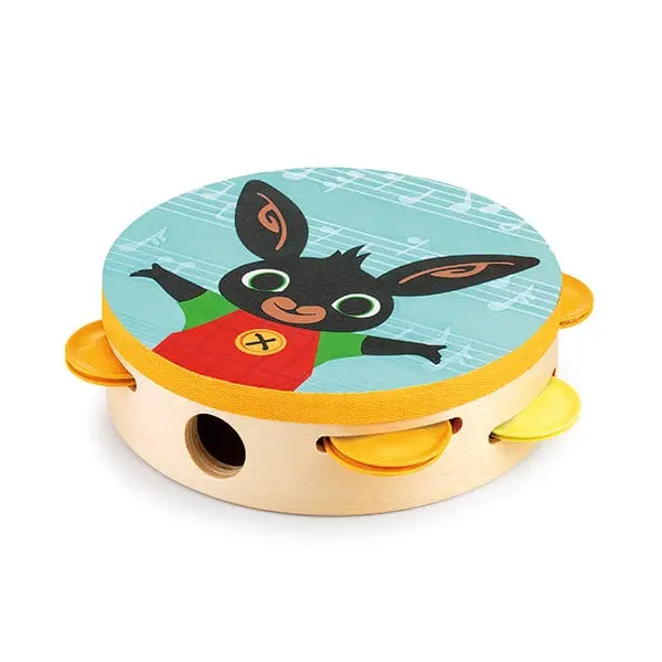 Bing Tamburello in Legno per Bambini