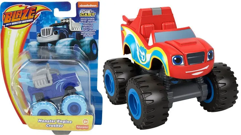 Blaze Monster Truck in Metallo Assortiti