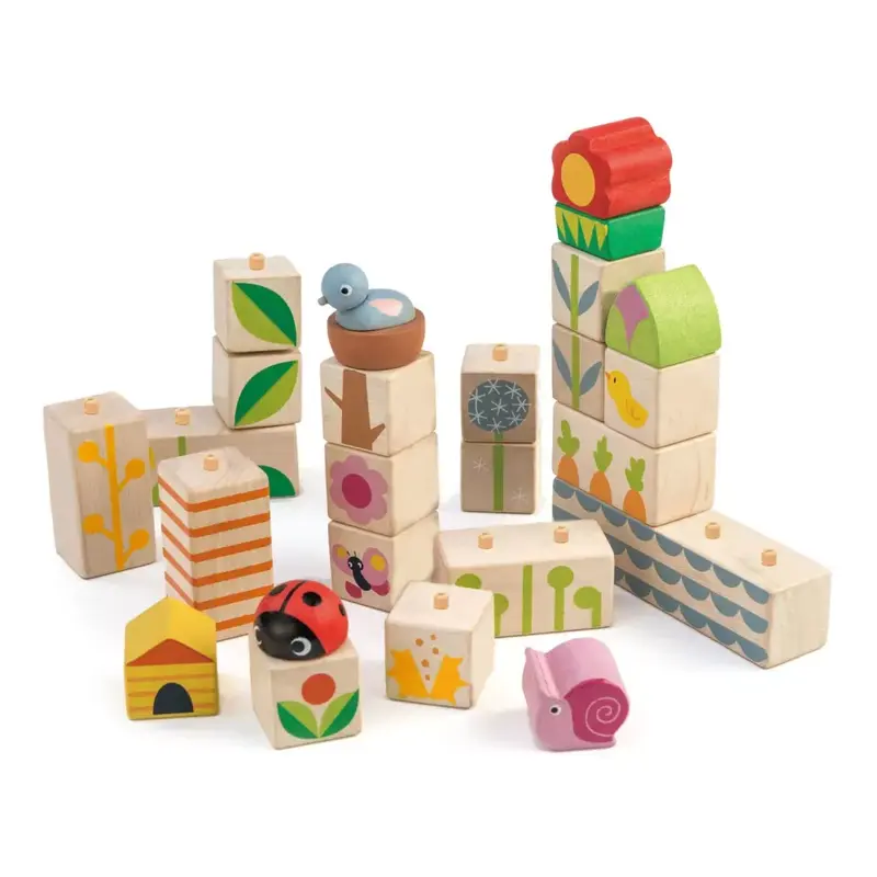 Blocchi in Legno Giardino Tender Leaf