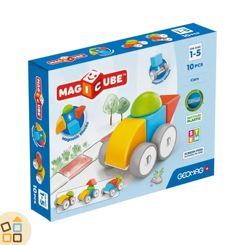 BLOCCHI MAGNETICI, MAGICUBE AUTO (10 PZ)