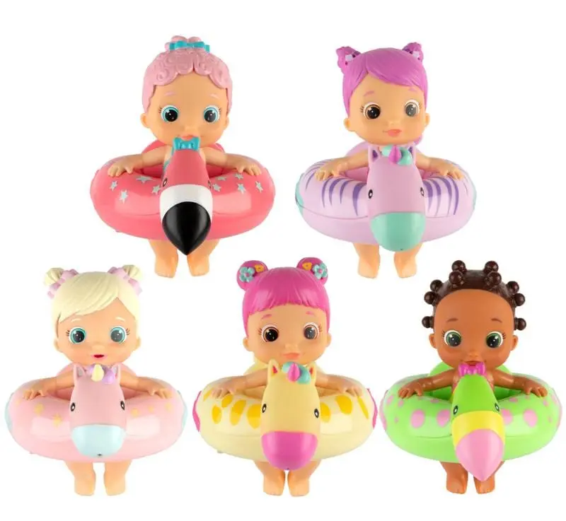 Bloopies Floaties, Bambola con Salvagente che Spruzza Acqua e Nuota, IMC Toys