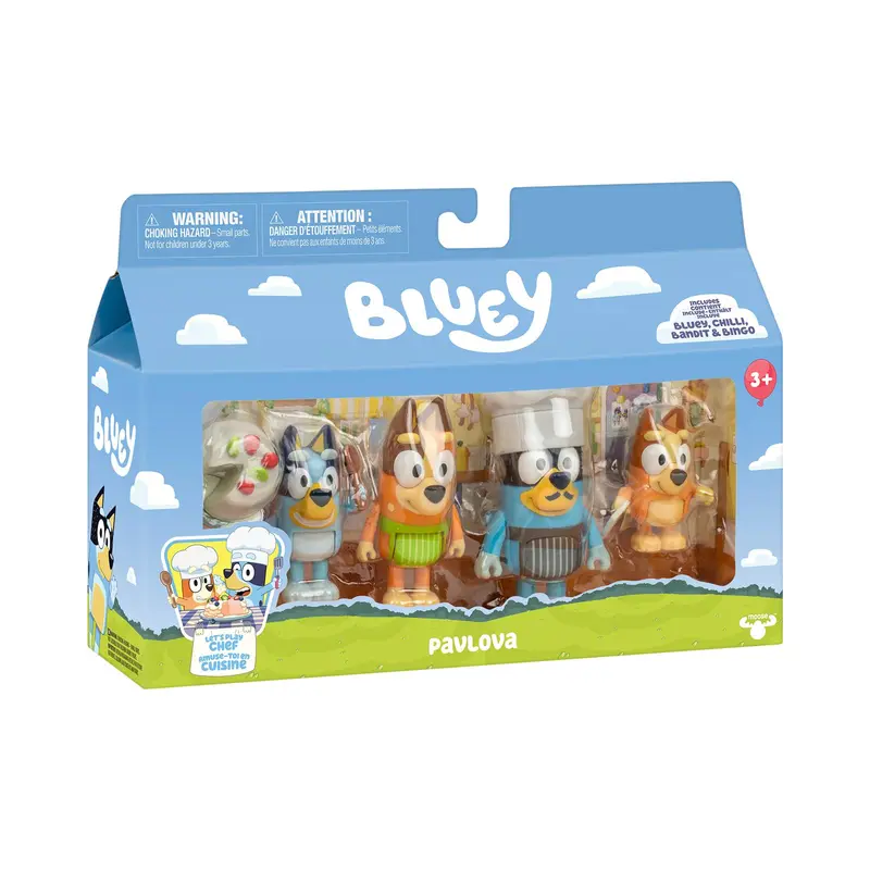 Bluey Confezione 4 Personaggi