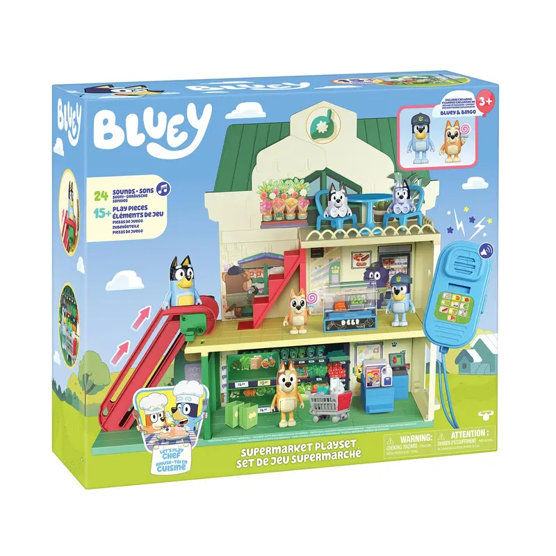 Bluey Supermercato con suoni e accessori