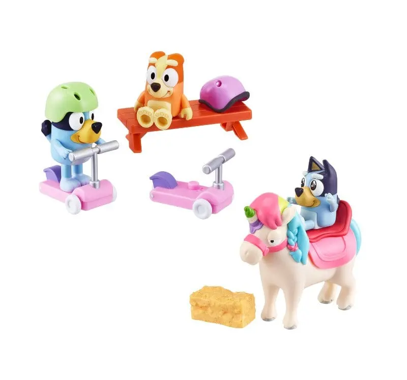 Bluey Veicoli con Personaggi e Accessori