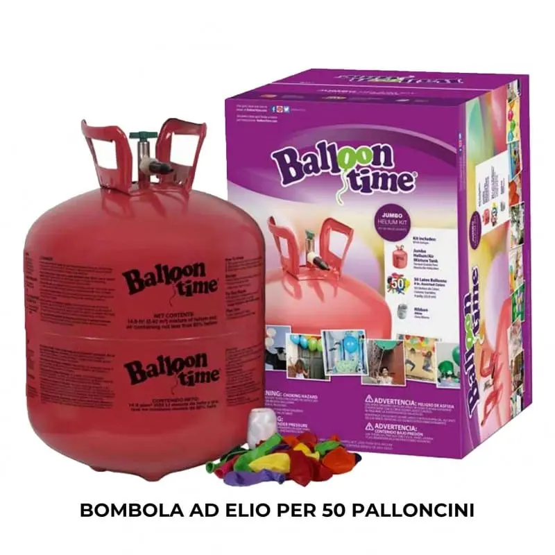 Bombola a Elio per 50 Palloncini
