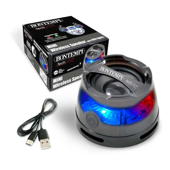 Bontempi Mini cassa acustica wireless con luci RGB
