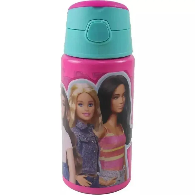 Borraccia Barbie in Alluminio 500 ml con Cannuccia
