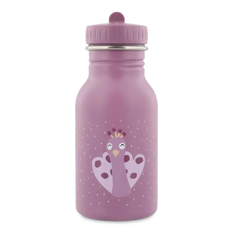 Borraccia In Acciaio Inox Con Tappo Con Beccuccio 350 ml - Pavone