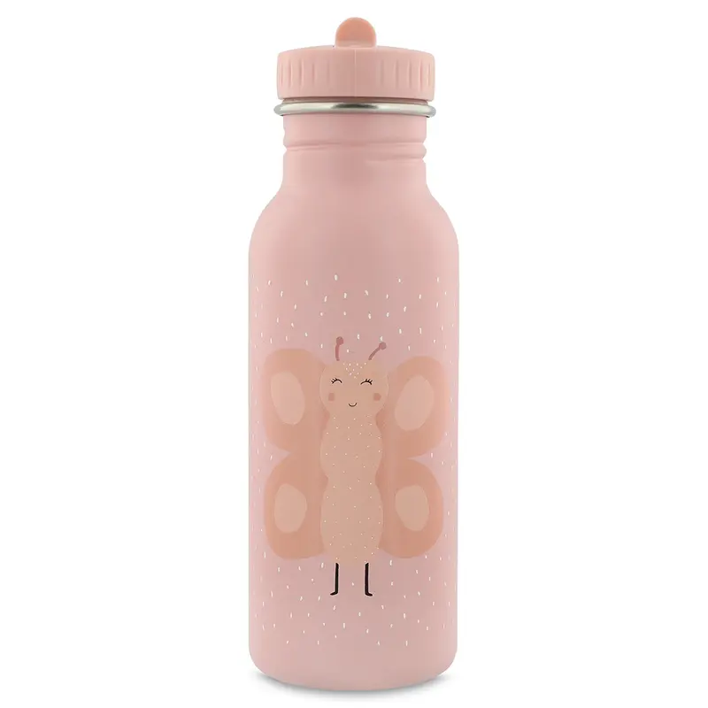 Borraccia In Acciaio Inox Con Tappo Con Beccuccio 500 ml - Farfalla
