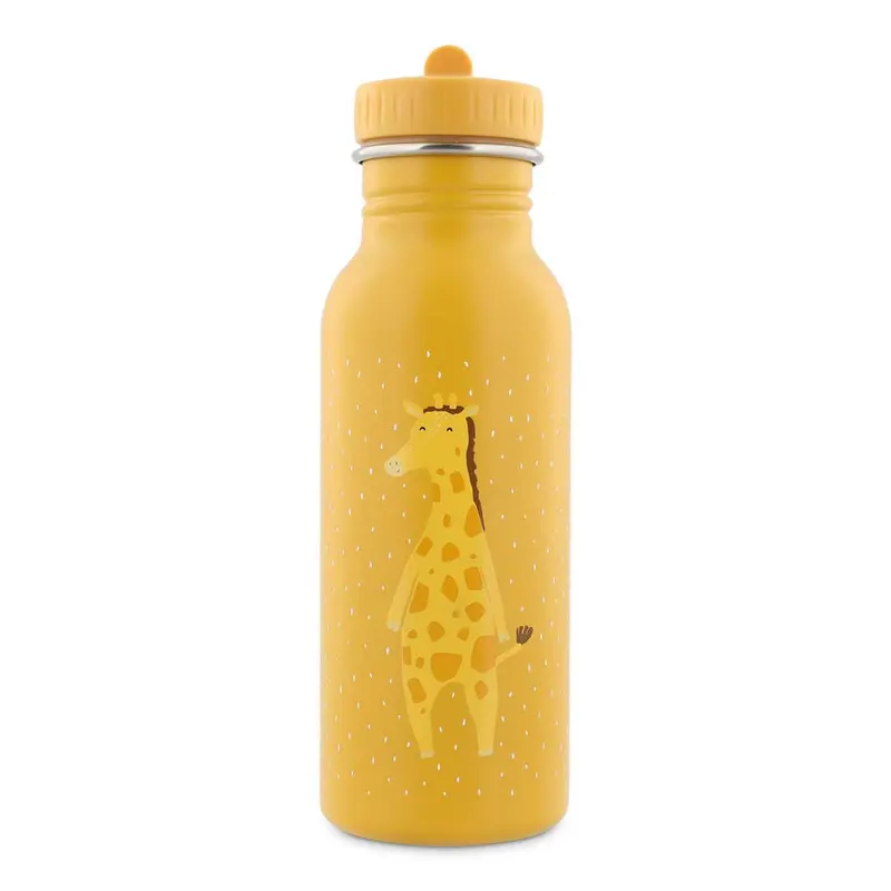 Borraccia In Acciaio Inox Con Tappo Con Beccuccio 500 ml - Giraffa