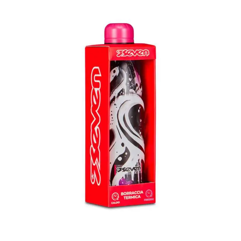 BORRACCIA in acciaio inox SEVEN bottle TENUTA STAGNA 500 ml CUORE caldo e freddo GIRL 2026 Seven 300102668-100