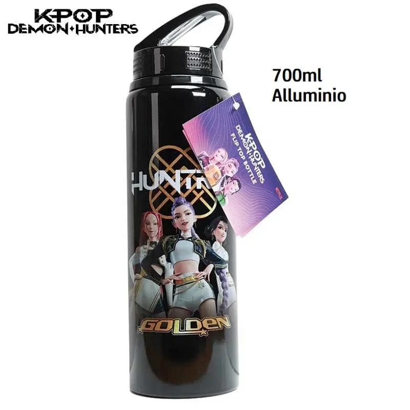 Borraccia in alluminio KPop Demon Hunters 700ml Huntrix