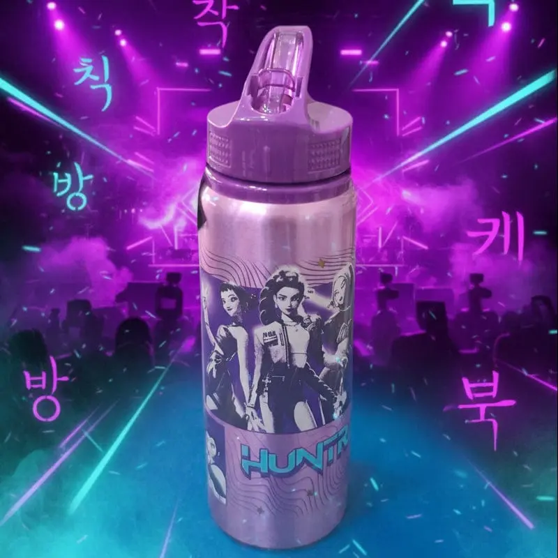 Borraccia in alluminio KPop Demon Hunters 730ml con Cannuccia