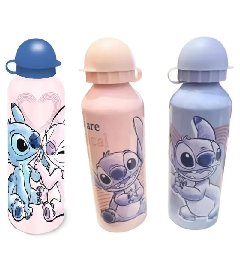 Borraccia in Alluminio Stitch 520ml colori assortiti