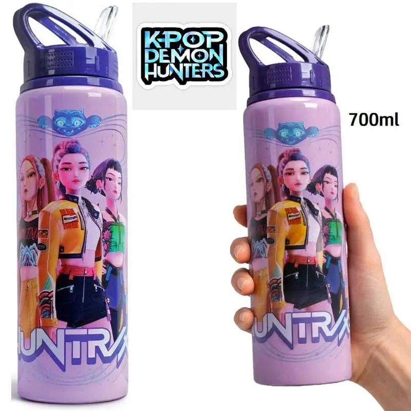 Borraccia KPop Demon Hunters 700ml in Alluminio