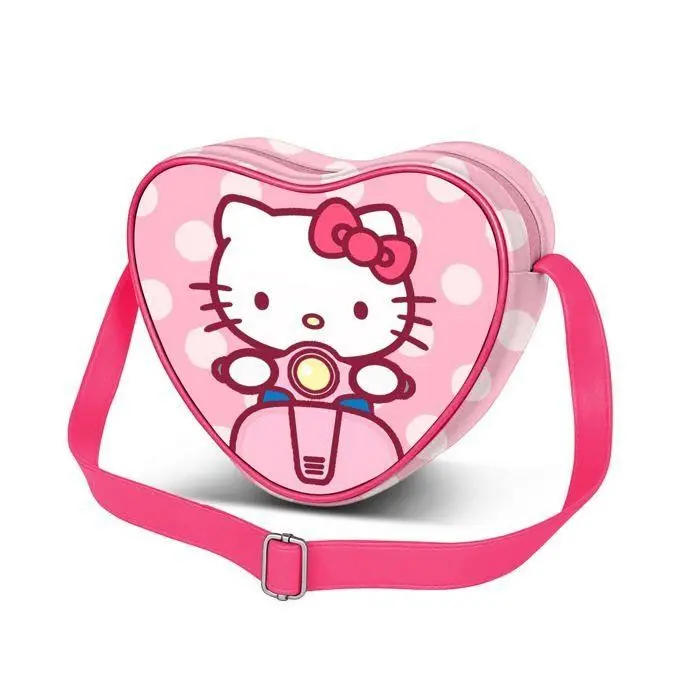 Borsa a Tracolla Casual a Cuore - Hello Kitty - Rosa