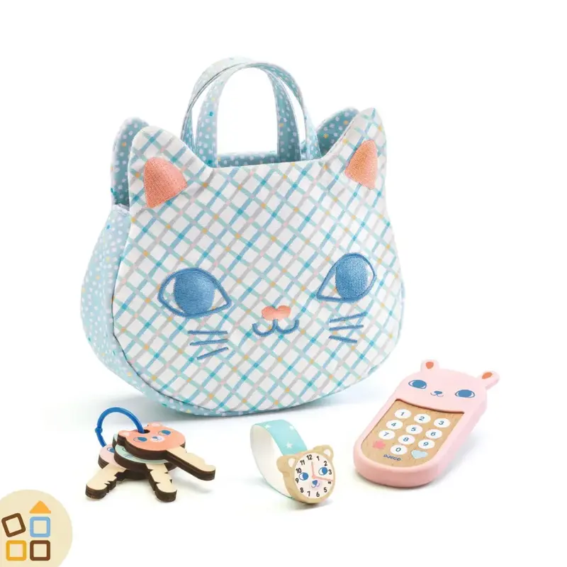 BORSETTA GATTINO CON ACCESSORI