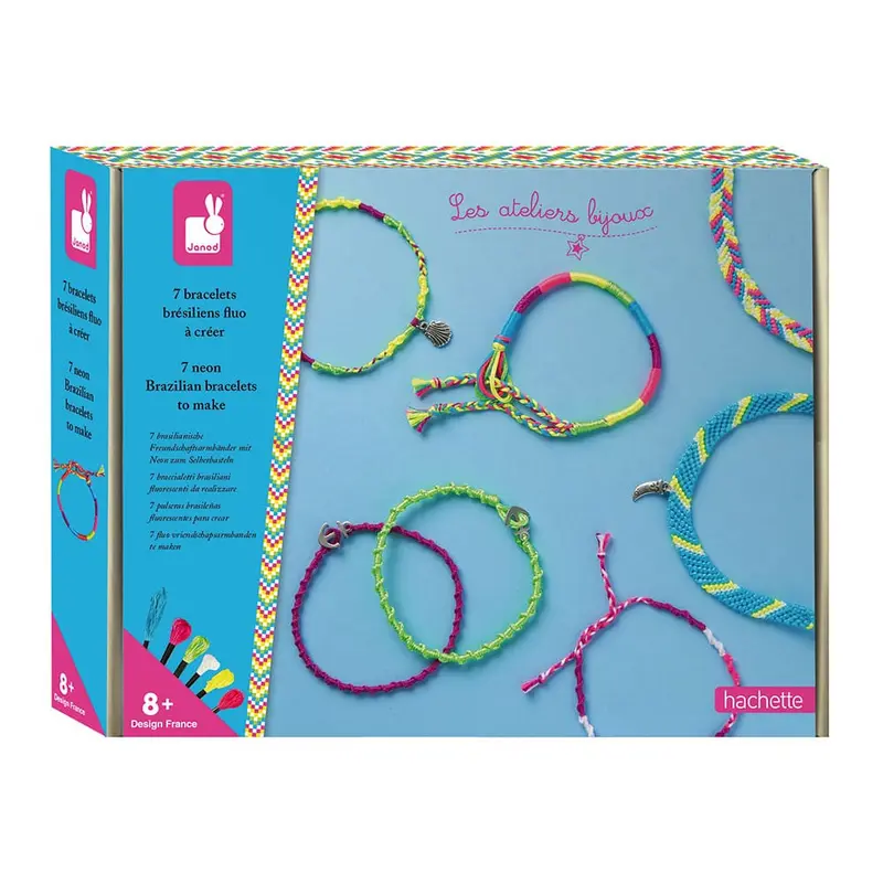 Braccialetti Brasiliani Fluorescenti - Janod - Art. 07929
