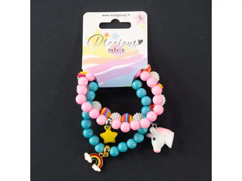 Bracciali Bambina Sunshine, set 3 Braccialetti Fashion