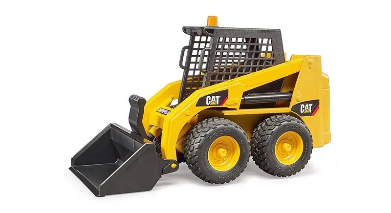 Bruder 2481 Ruspa Bobcat Caterpillar, Colore Giallo