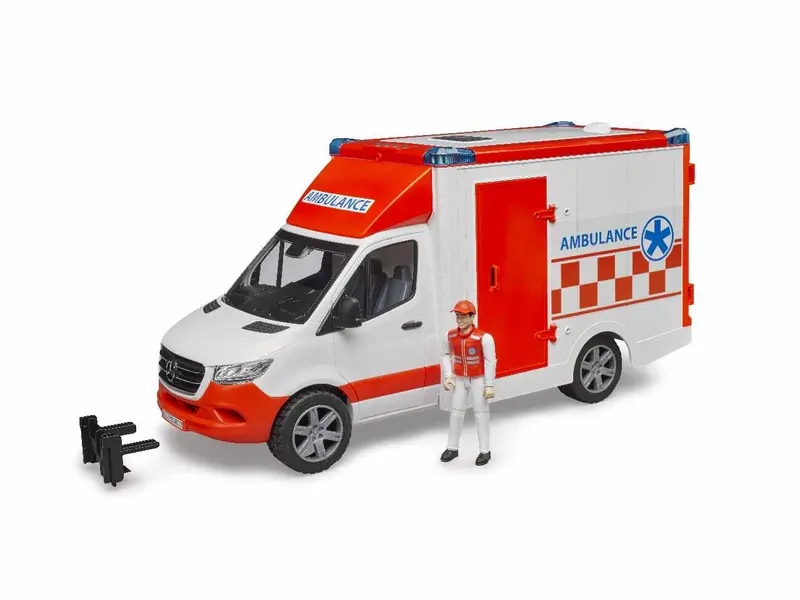 Bruder 2676 Mb Sprinter Ambulanza Con Autista